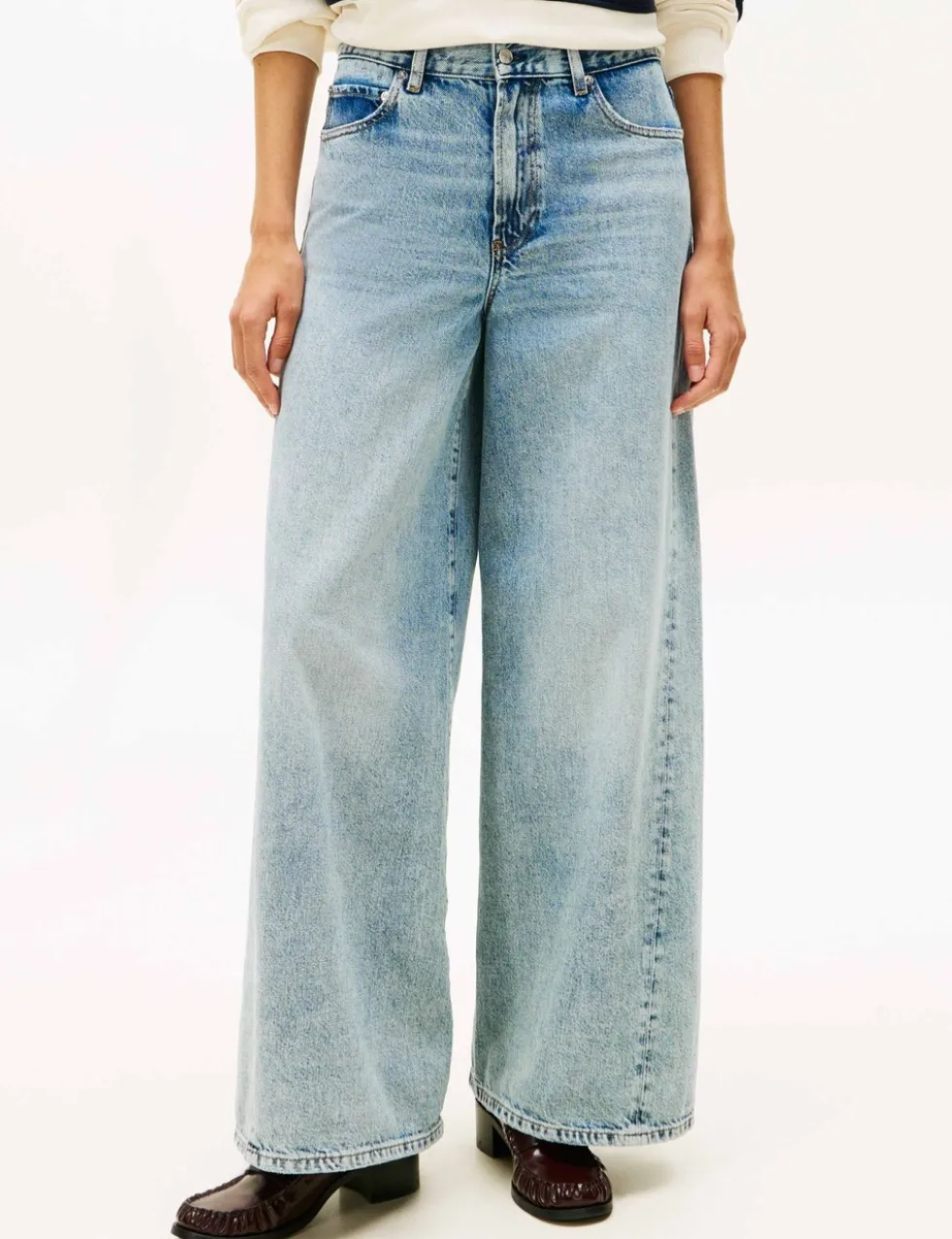 High Waisted Wide Leg Jeans
