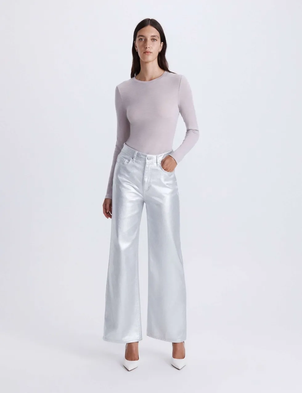 High Waisted Wide Leg Jeans