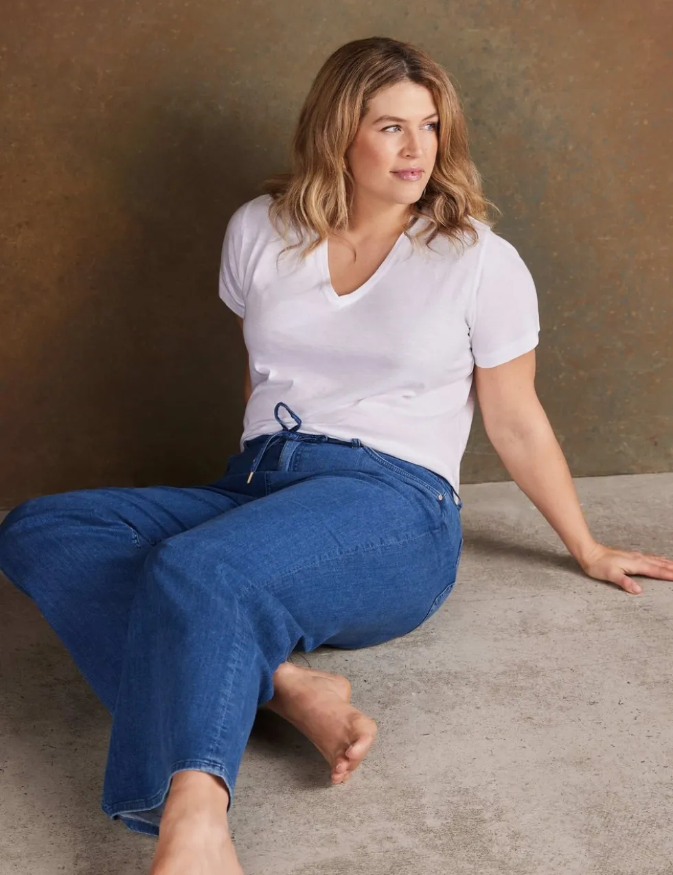 High Waisted Wide Leg Jeans