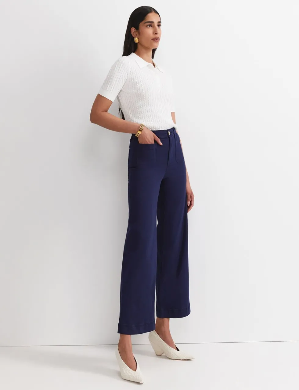 High Waisted Wide Leg Jeans