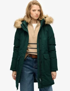 Hooded Longline Parka Coat