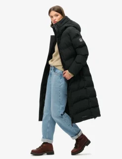 Hooded Longline Puffer Coat