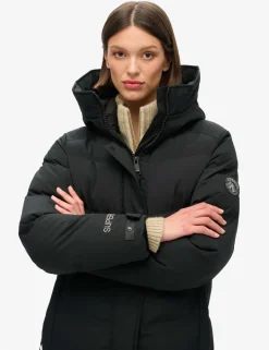 Hooded Longline Puffer Coat