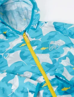 Hooded Packable Sea Creatures Raincoat (2-10 Yrs)