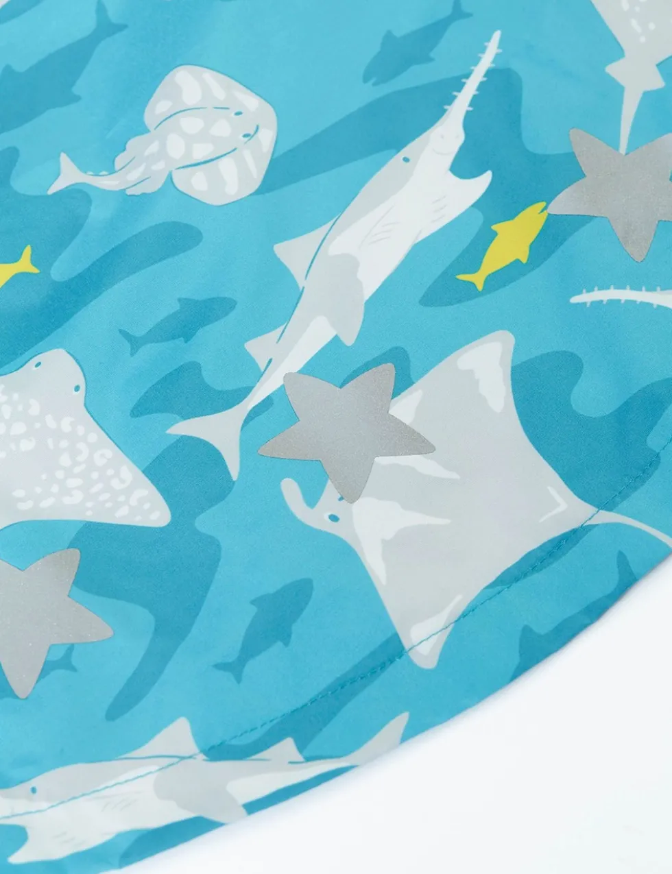 Hooded Packable Sea Creatures Raincoat (2-10 Yrs)