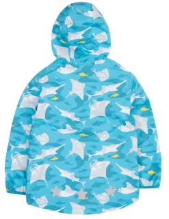 Hooded Packable Sea Creatures Raincoat (2-10 Yrs)