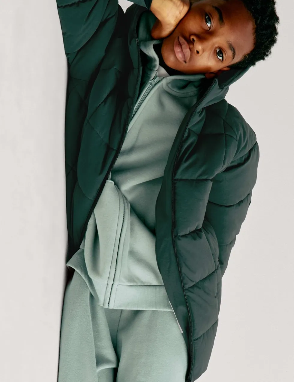 Hooded Padded Coat (6-16 Yrs)