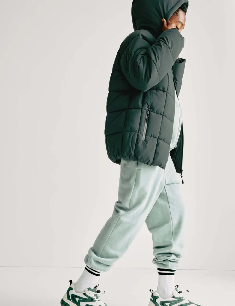 Hooded Padded Coat (6-16 Yrs)