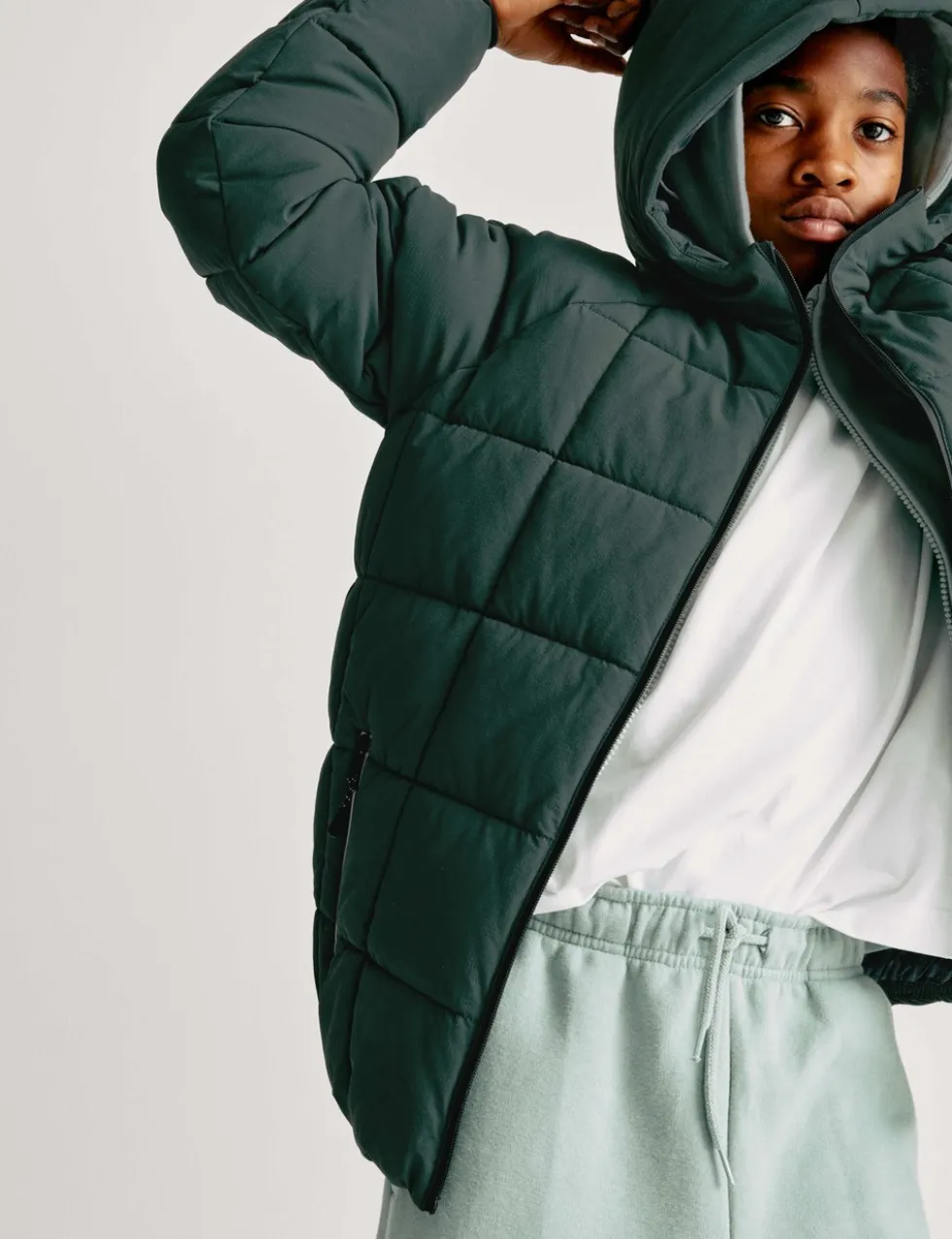Hooded Padded Coat (6-16 Yrs)