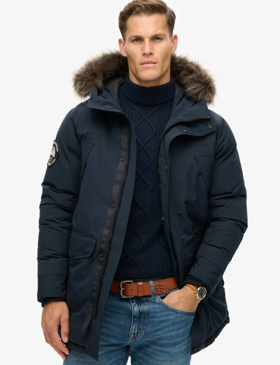 Hooded Padded Parka Jacket