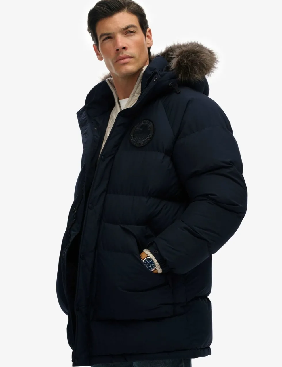 Hooded Padded Parka Jacket