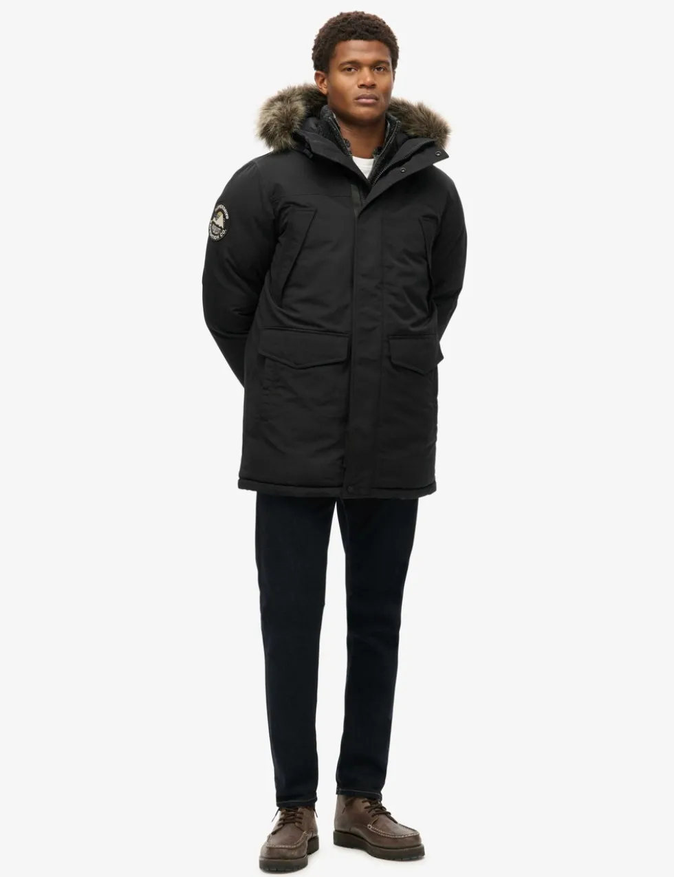 Hooded Padded Parka Jacket