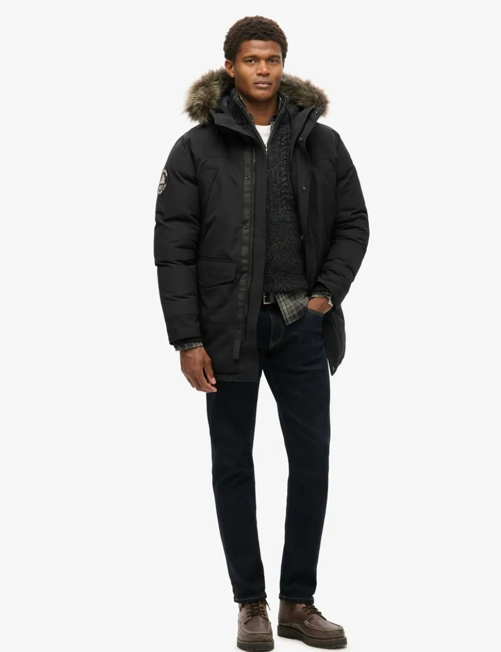 Hooded Padded Parka Jacket