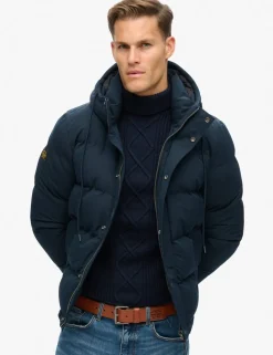 Hooded Padded Quilted Puffer Jacket