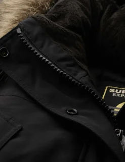 Hooded Relaxed Longline Parka Coat