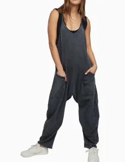 Hot Shot Cotton Rich Relaxed Dungarees
