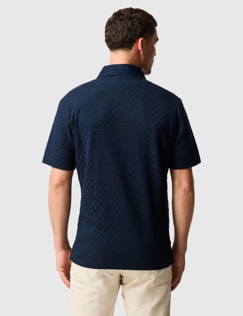 Huntsbury Pure Cotton Textured Polo Shirt