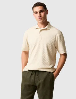 Huntsbury Pure Cotton Textured Polo Shirt
