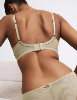 Ianthe Embroidery Wired Plunge Bra (F-H)