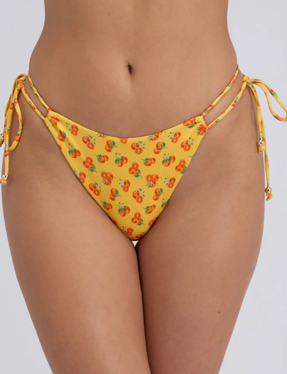 Ibiza Fruity Printed High Leg Bikini Bottoms