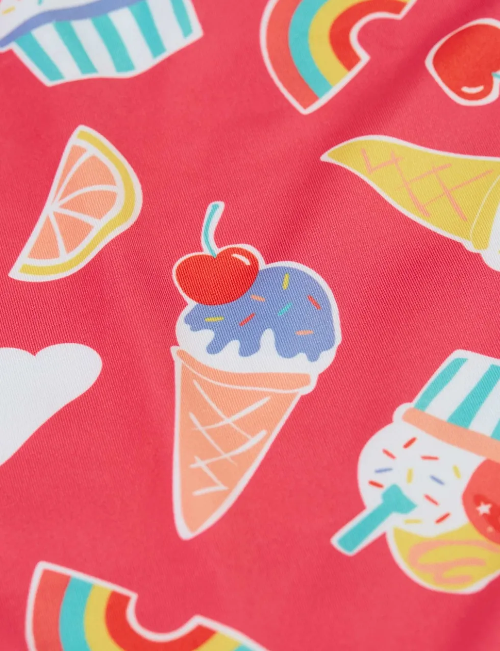 Ice Cream Print Swimsuit (2-10 Yrs)