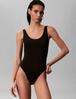 Icon Cut Out Scoop Neck Swimsuit