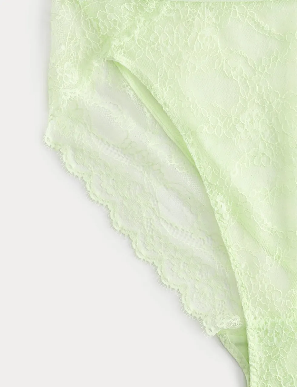 Ida Lace High Waisted High Leg Knickers