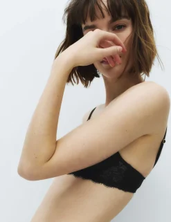 Ida Lace Non Wired Plunge Bra (A-E)