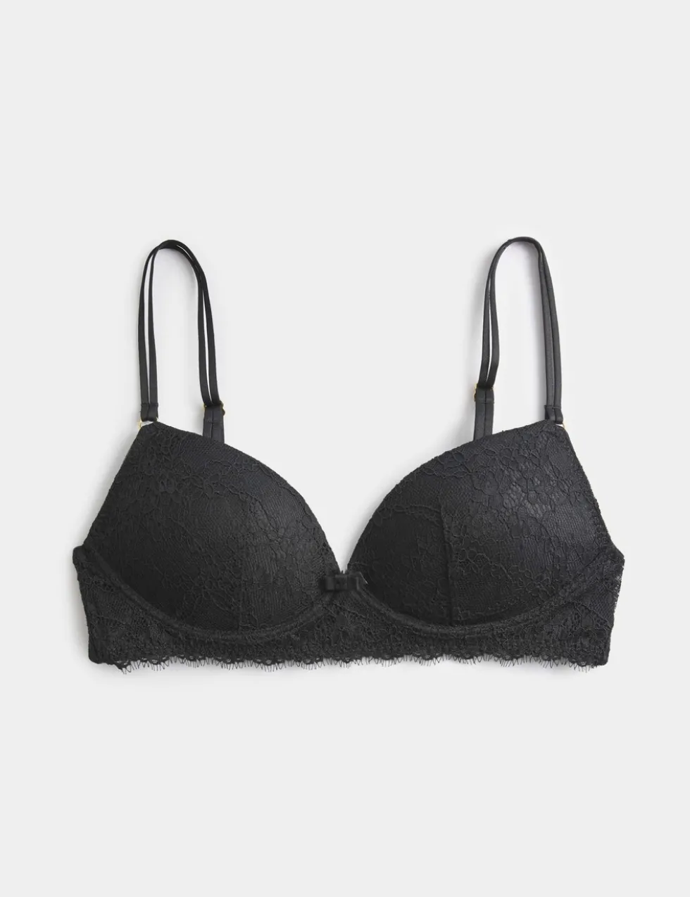 Ida Lace Non Wired Push-Up Plunge Bra (A-E)