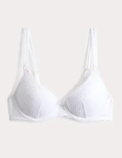 Ida Lace Wired Demi Cup Bra (A-E)