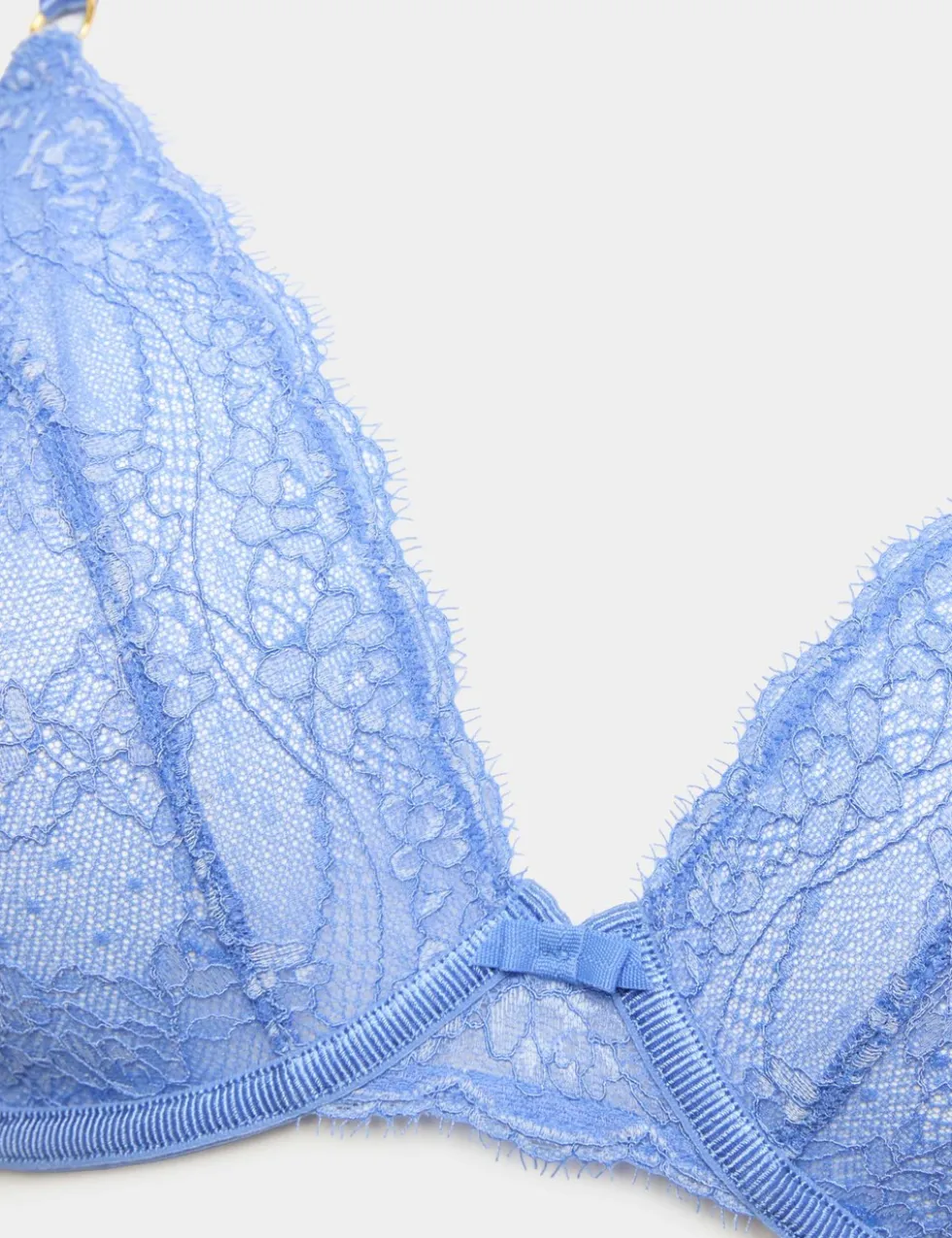 Ida Lace Wired Plunge Bra (F-H)