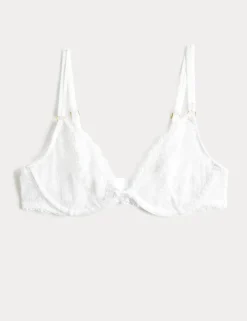 Ida Lace Wired Plunge Bra (A-E)