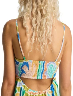 Island Life Cotton Rich Midaxi Beach Dress