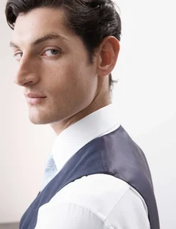 Italian Performance Linen Blend Waistcoat