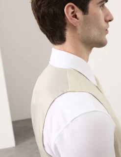 Italian Performance Linen Blend Waistcoat