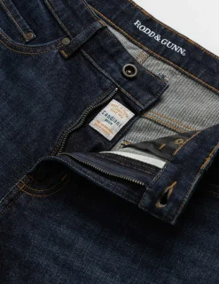 Italian Straight Fit Vintage Wash Jeans