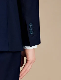 Italian Wool Rich Slim Fit Suit Jacket