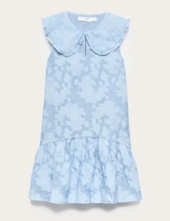 Jacquard Collared Dress (6-16 Yrs)
