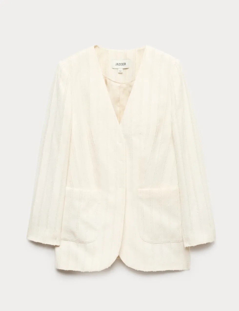 Jacquard Textured Relaxed Jacket