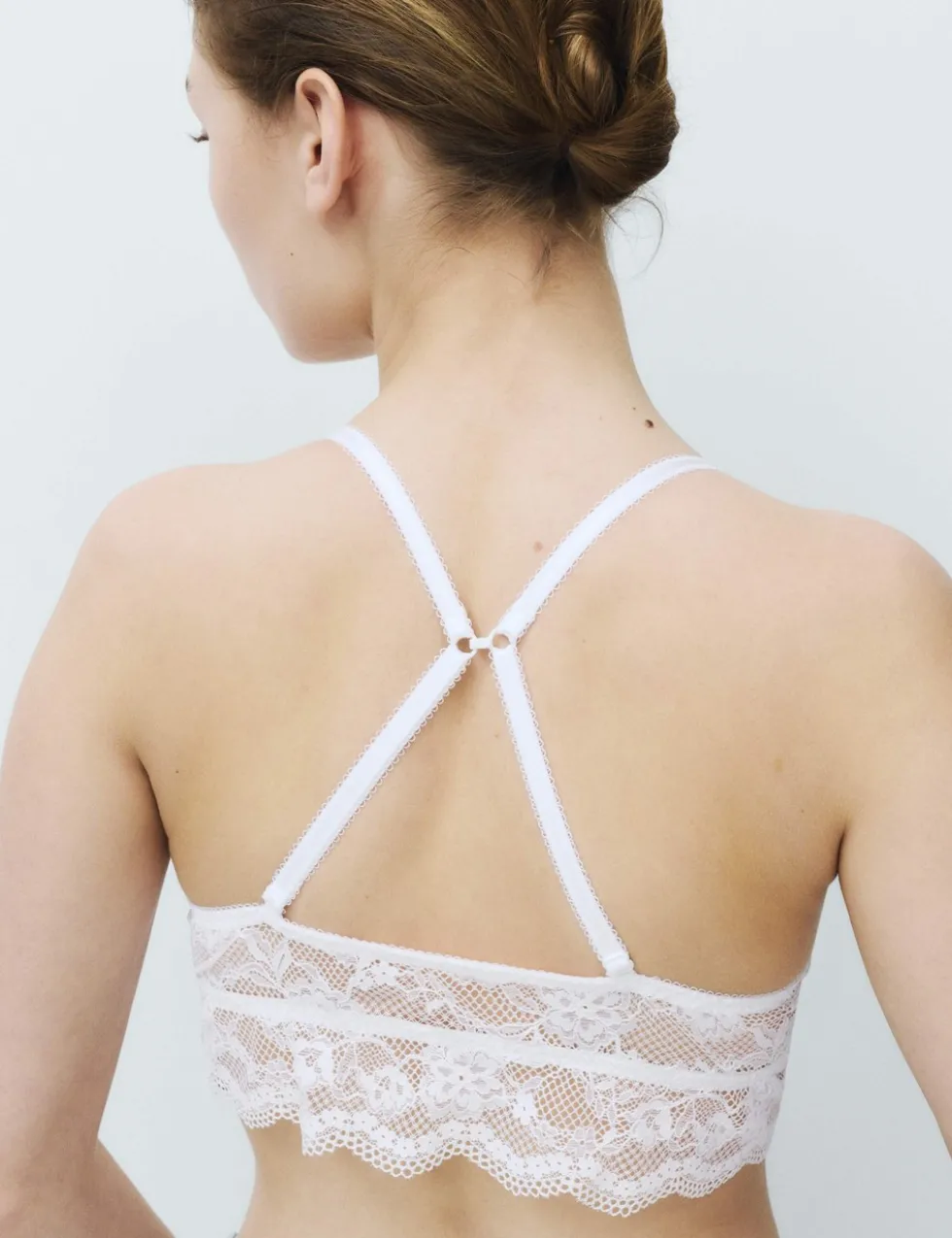 Jasmine Lace Non Wired Longline Bralette (A-E)