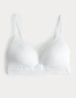Jasmine Lace Seamfree Non Wired Plunge Bra (A-E)