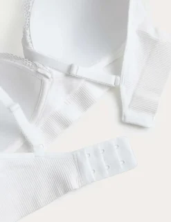 Jasmine Lace Seamfree Non Wired Plunge Bra (A-E)