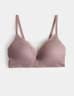 Jasmine Lace Seamfree Non Wired Plunge Bra (A-E)