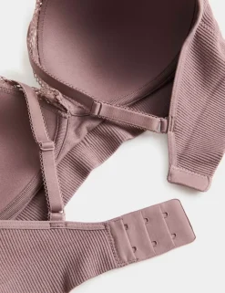Jasmine Lace Seamfree Non Wired Plunge Bra (A-E)
