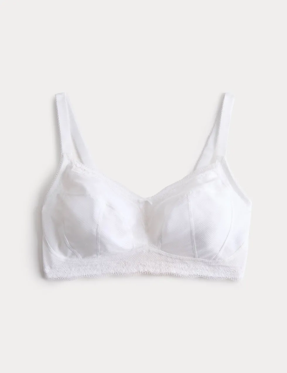 Jasmine Lace Trim Non Wired Bralette F+