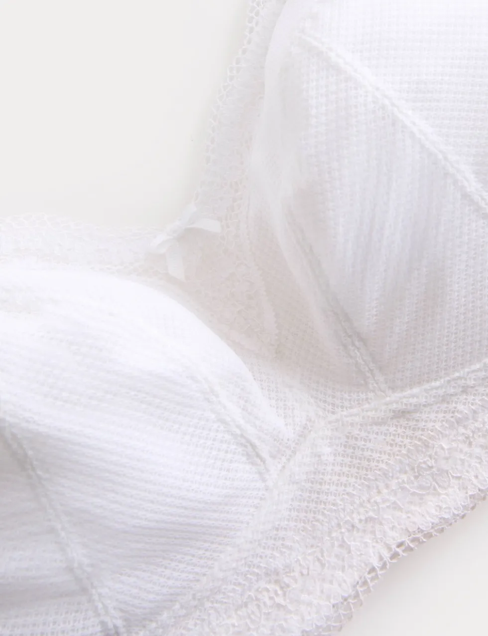Jasmine Lace Trim Non Wired Bralette F+