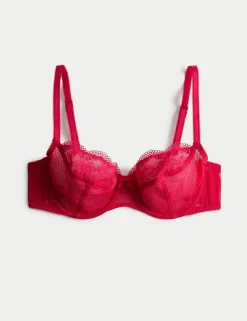 Jasmine Lace Wired Balcony Bra A-E