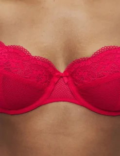 Jasmine Lace Wired Balcony Bra A-E