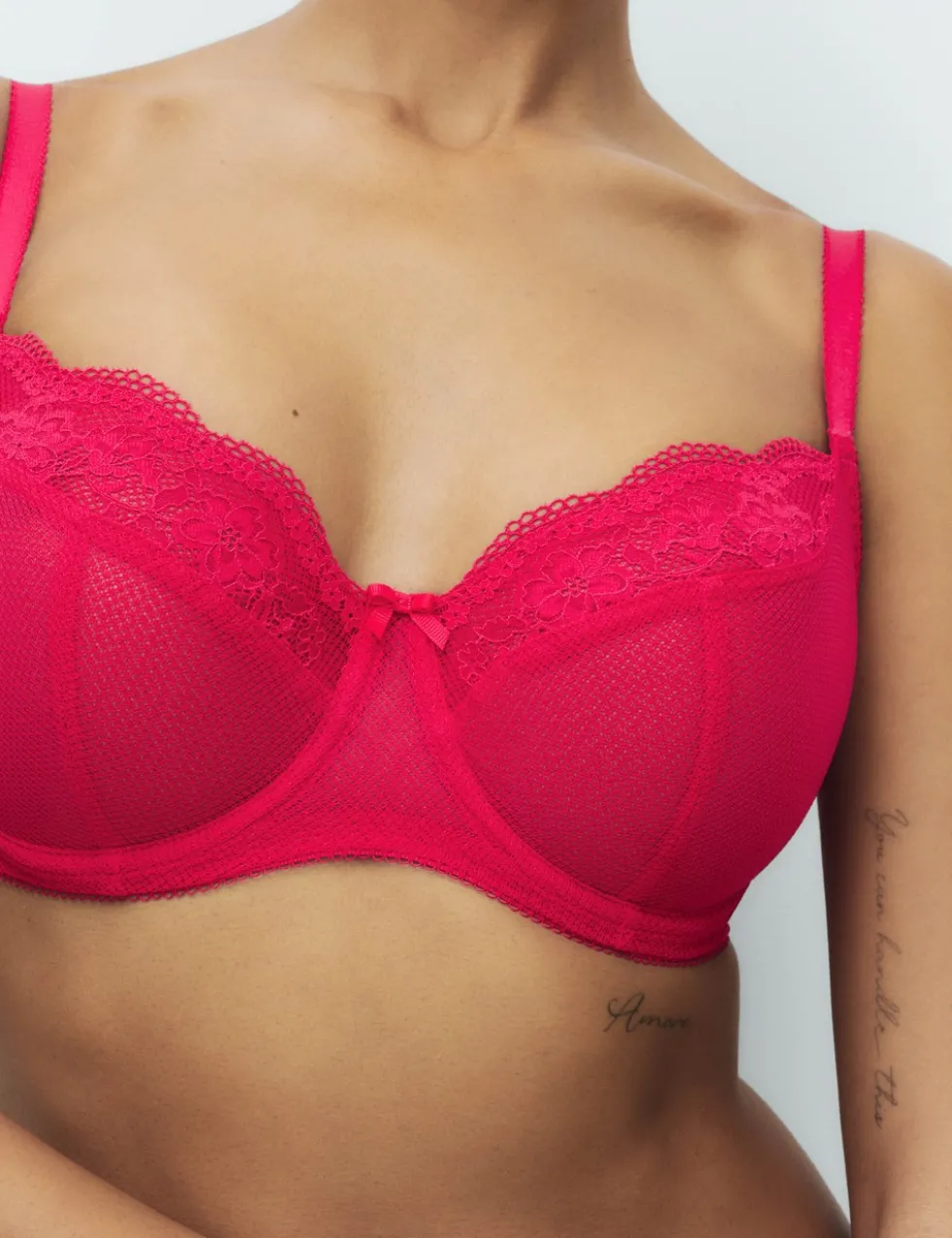 Jasmine Lace Wired Balcony Bra (F-H)