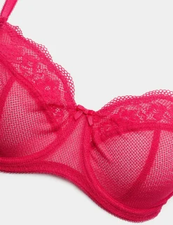 Jasmine Lace Wired Balcony Bra (F-H)